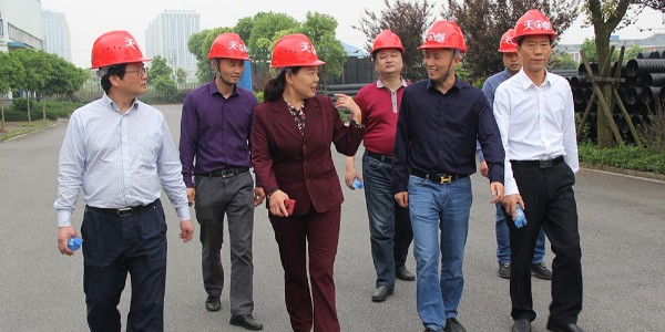 區(qū)人大、區(qū)工信局領(lǐng)導(dǎo)蒞臨天卓指導(dǎo)民營工業(yè)企業(yè)發(fā)展